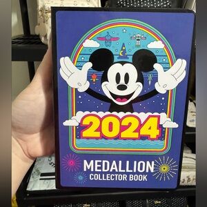 Disney Purple Mickey 2024 Medallion Collector Book